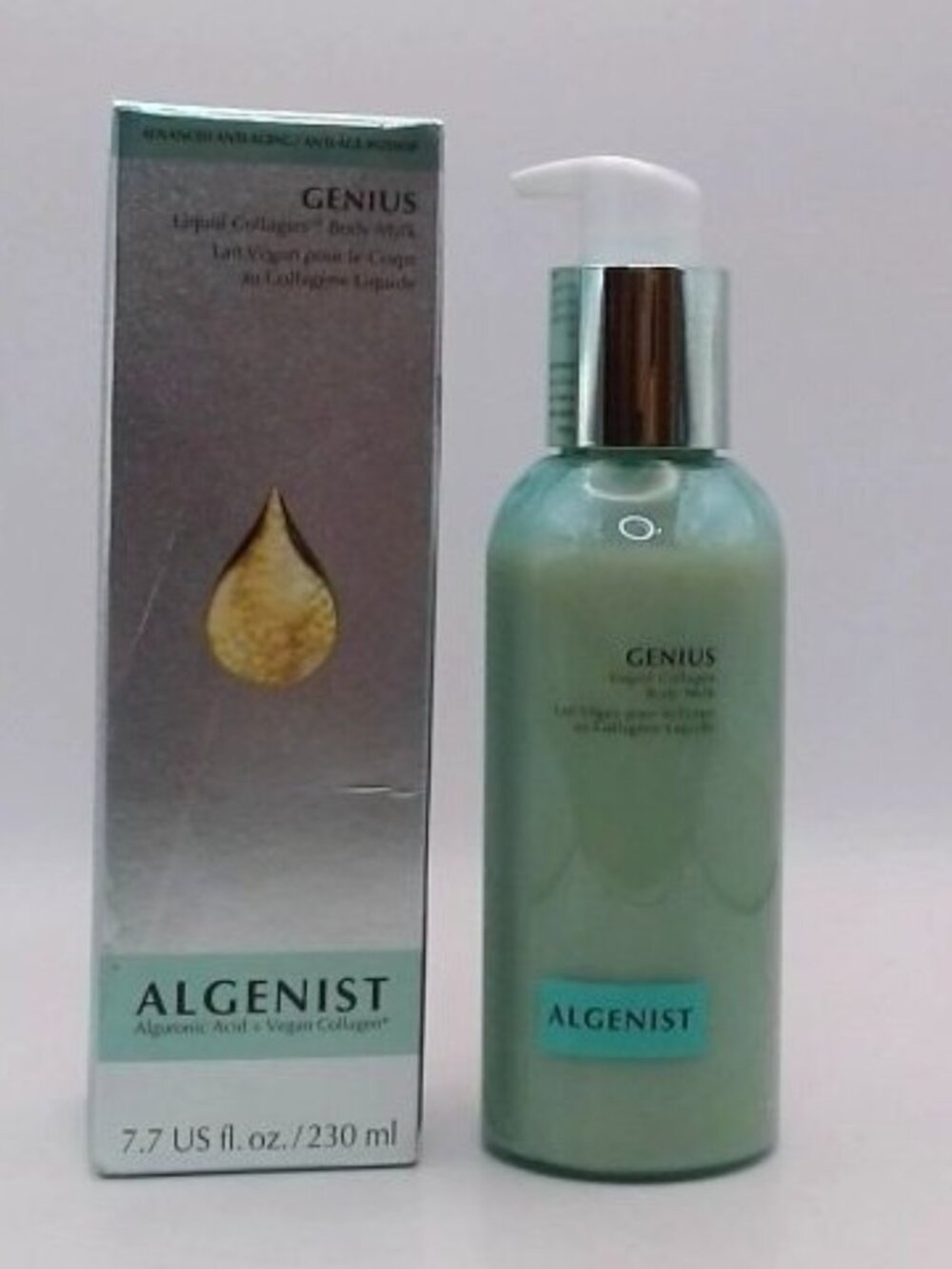 Algenist Genius Liquid Collagen Body Milk 7.7 Oz, BRAND NEW IN BOX